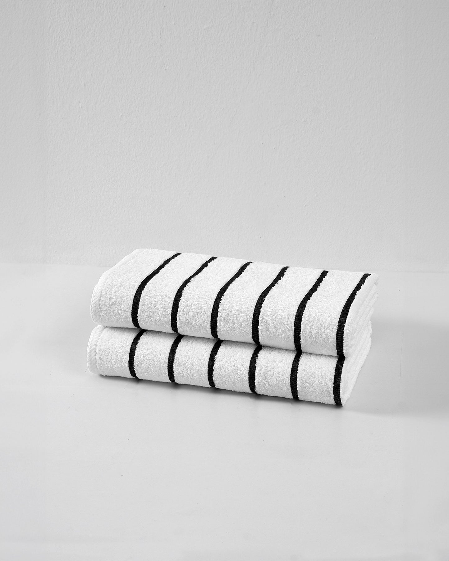 Black Stripe Pool and Beach Towel