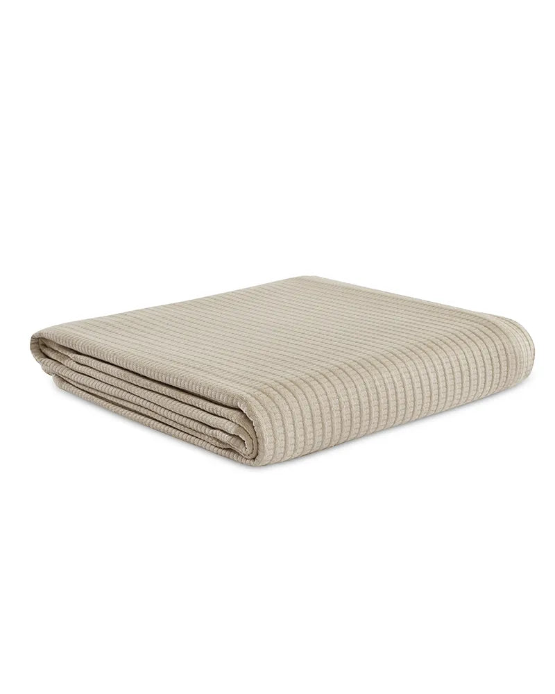 Honeycomb Blanket Beige