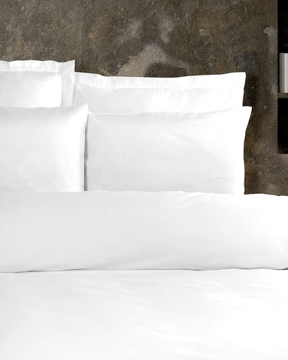 All White Luxury Duvet Cover With Flap