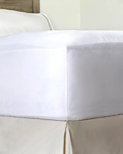 Lux White Fitted Sheet