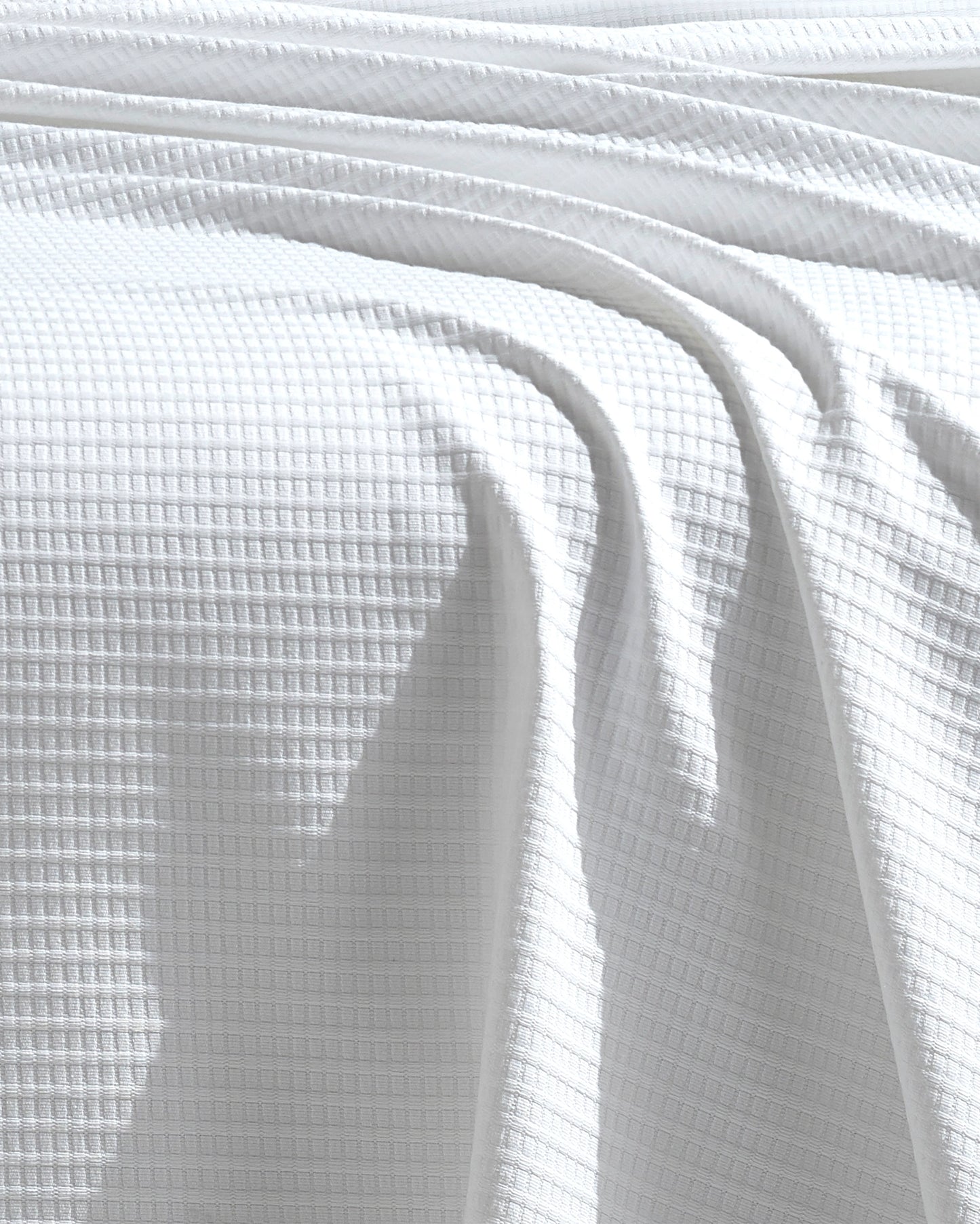 Honeycomb Blanket White