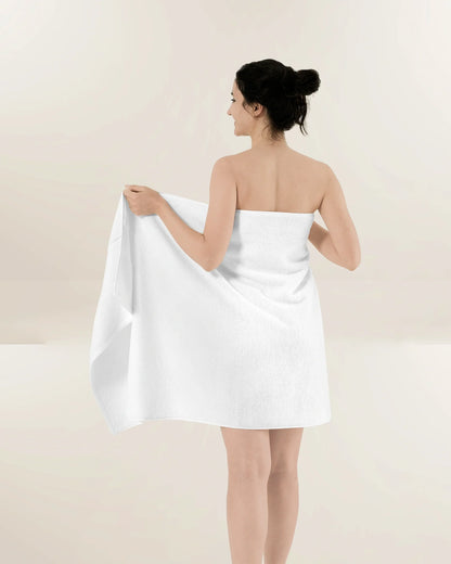 Lux White Bath Towel