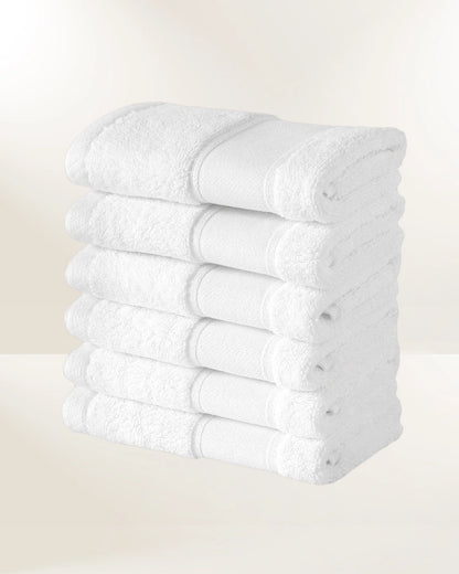 Lux White Washcloth