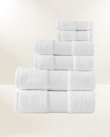 Lux White Washcloth