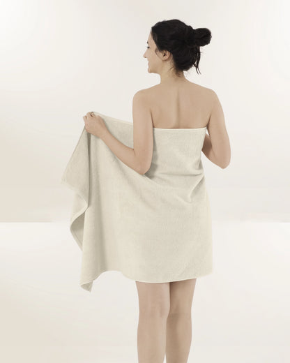 Beige Bath Towel